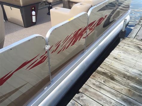 We build all of our pontoon fence railing to order. . Pontoon fence panel replacement